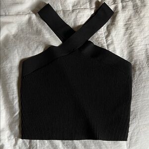 Women’s Halter Ribbed Knit Tank